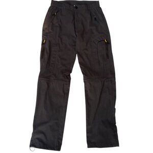 Convertible zip-off gray lightweight pants sz 27